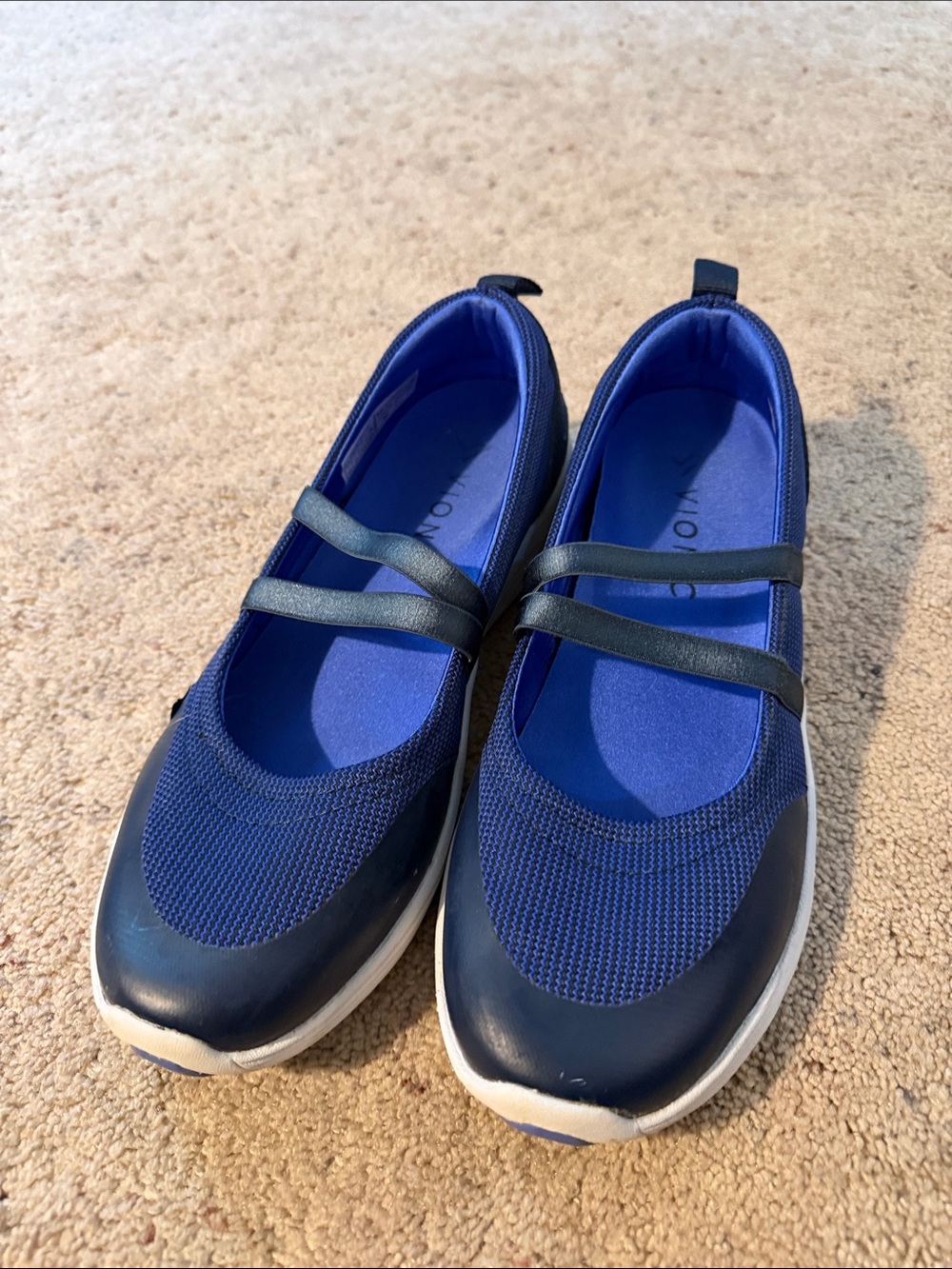 Vionic Women’s Blue Slip-On Mary Jane Sneakers
